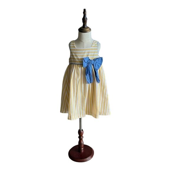 CARMEN VAZQUEZ | Yellow | STRIPED DRESS - Picture 2 of 12